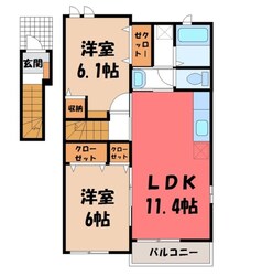 イストワール Ⅱの物件間取画像